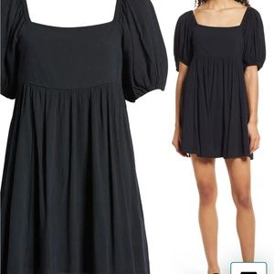 NWT Light Pink Puff Sleeve Mini Dress